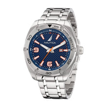 Cargar imagen en el visor de la galería, RELOJ PARA HOMBRE NAUTICA TIN CAN BAY 3H NAPTCF203 - PLATEADO