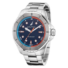 Cargar imagen en el visor de la galería, RELOJ PARA HOMBRE NAUTICA KOH MAY BAY NAPKMS302 - PLATEADO