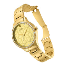 Cargar imagen en el visor de la galería, RELOJ PARA MUJER INVICTA WILDFLOWER 28056J - DORADO
