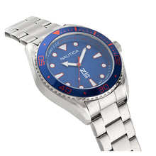 Cargar imagen en el visor de la galería, RELOJ PARA HOMBRE NAUTICA FINN WORLD NAPFWS221 - PLATEADO