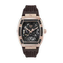 Cargar imagen en el visor de la galería, RELOJ DEPORTIVO PARA HOMBRE PHILIPP PLEIN THE $KELETON PWBAA1723 - MARRÓN