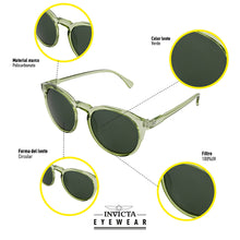 Cargar imagen en el visor de la galería, GAFAS DE SOL INVICTA DNA UNISEXO - I44223-DNA-T05-G15