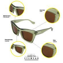 Cargar imagen en el visor de la galería, GAFAS DE SOL INVICTA ANGEL UNISEXO - I21695-ANG-T05-P20