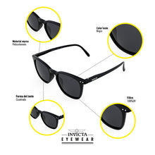 Cargar imagen en el visor de la galería, GAFAS DE SOL INVICTA SUBAQUA UNISEXO - I0932-SUB-D01-P03