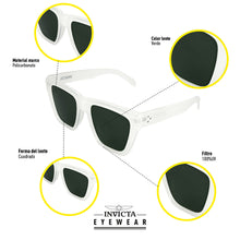Cargar imagen en el visor de la galería, GAFAS DE SOL INVICTA WILDFLOWER UNISEXO - I37277-WIL-10-G15