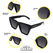 Cargar imagen en el visor de la galería, GAFAS DE SOL INVICTA WILDFLOWER UNISEXO - I31944-WIL-01-G0