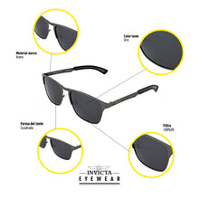 Cargar imagen en el visor de la galería, GAFAS DE SOL INVICTA AVIATOR UNISEXO - I22970-AVI-03-P03