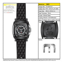 Cargar imagen en el visor de la galería, RELOJ CLÁSICO PARA HOMBRE INVICTA S1 RALLY 5401 - NEGRO