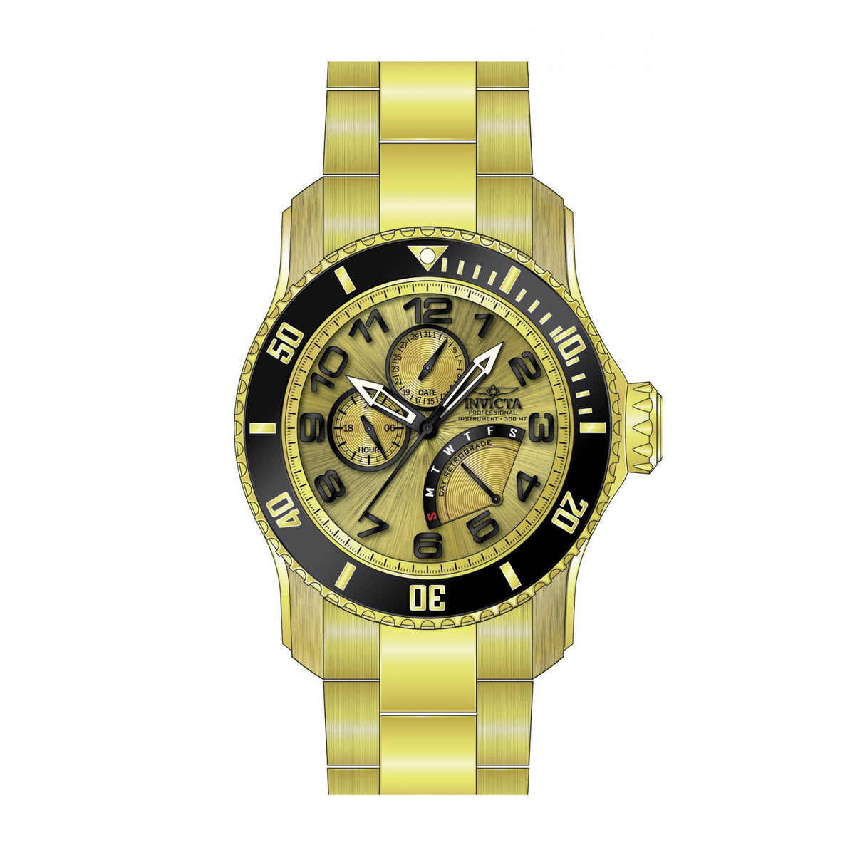 RELOJ PARA HOMBRE INVICTA PRO DIVER 15343 DORADO