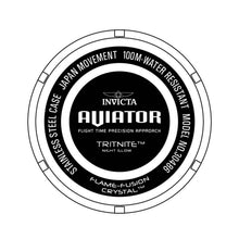 Cargar imagen en el visor de la galería, RELOJ DEPORTIVO PARA HOMBRE INVICTA AVIATOR 30486 - NEGRO
