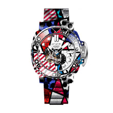 Cargar imagen en el visor de la galería, RELOJ PARA HOMBRE INVICTA BRITTO 34359 - ROJO, MORADO, AZUL, NEGRO, BLANCO