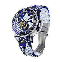 Cargar imagen en el visor de la galería, RELOJ PARA HOMBRE INVICTA BRITTO 34361 - AZUL, BLANCO, NEGRO, ACERO