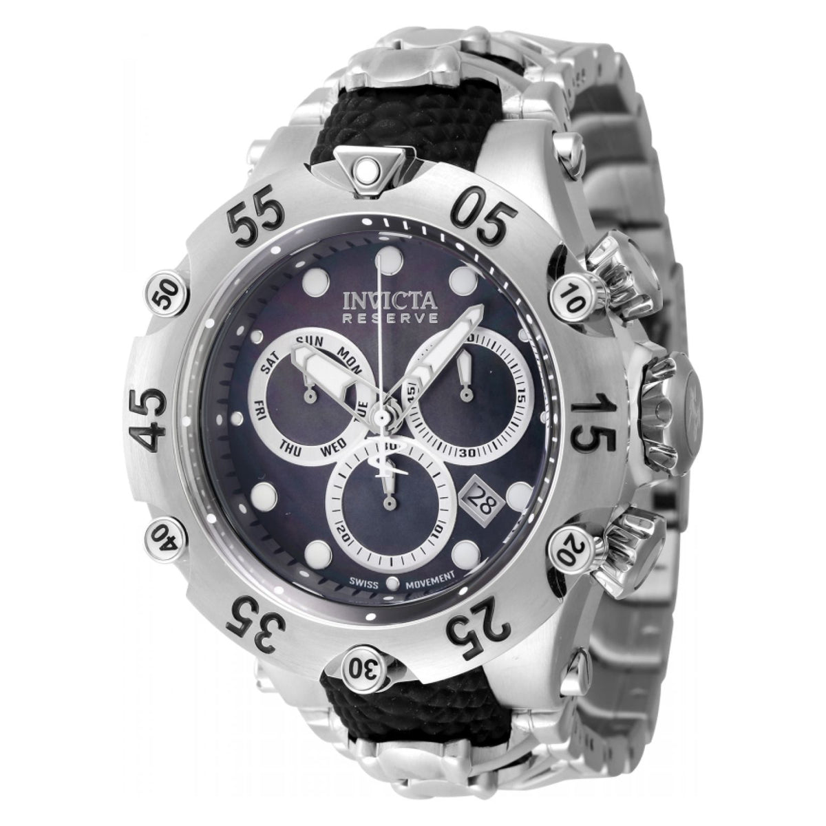 RELOJ DEPORTIVO PARA HOMBRE INVICTA RESERVE 47157 NEGRO, ACERO