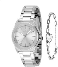Cargar imagen en el visor de la galería, set reloj + pulsera PARA MUJER INVICTA SPEEDWAY 48577 - PLATEADO