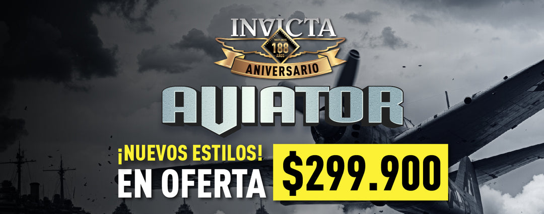 Relojes exclusivos Invicta Aviator