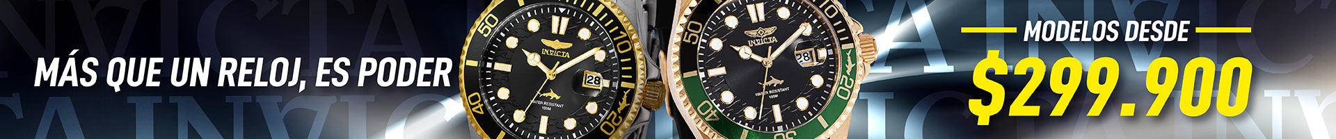 Relojes en promoción desde $299.900.