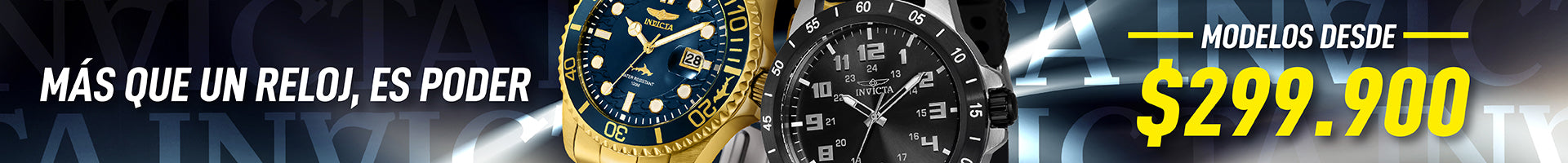 Relojes en promoción desde $299.900.
