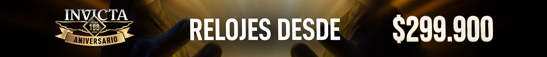 Relojes en promoción desde $299.900.