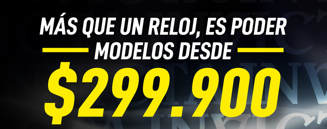 Relojes en promoción desde $299.900.