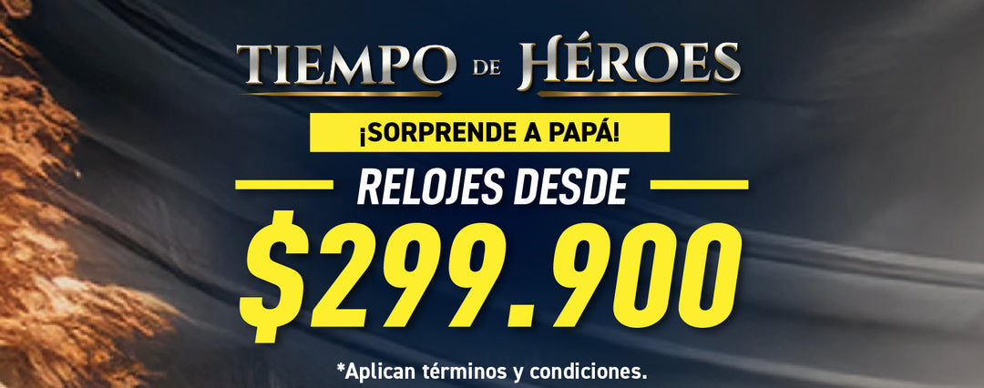 Relojes en promoción desde $299.900.