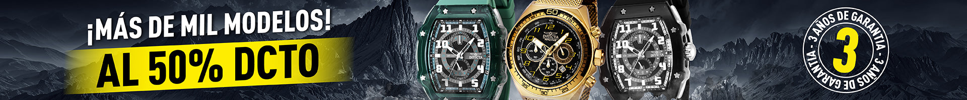 Relojes en oferta al 50%