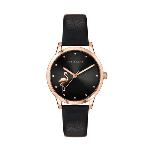 RELOJ CLÁSICO PARA MUJER TED BAKER FITZROVIA FLAMINGO BKPFZF009 - NEGRO