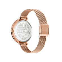Cargar imagen en el visor de la galería, RELOJ  PARA MUJER TED BAKER AMMY FLORAL BKPAMF104 - ORO ROSA