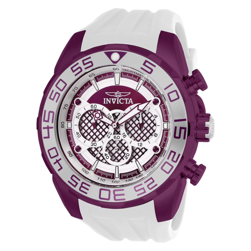 RELOJ DEPORTIVO PARA HOMBRE INVICTA SPEEDWAY 26312J - BLANCO