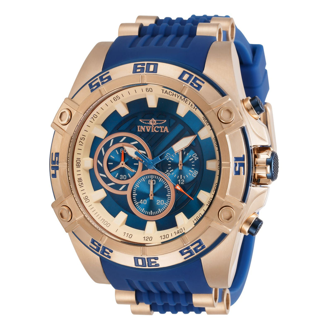 RELOJ  PARA HOMBRE INVICTA SPEEDWAY 30110J - ORO ROSA, AZUL