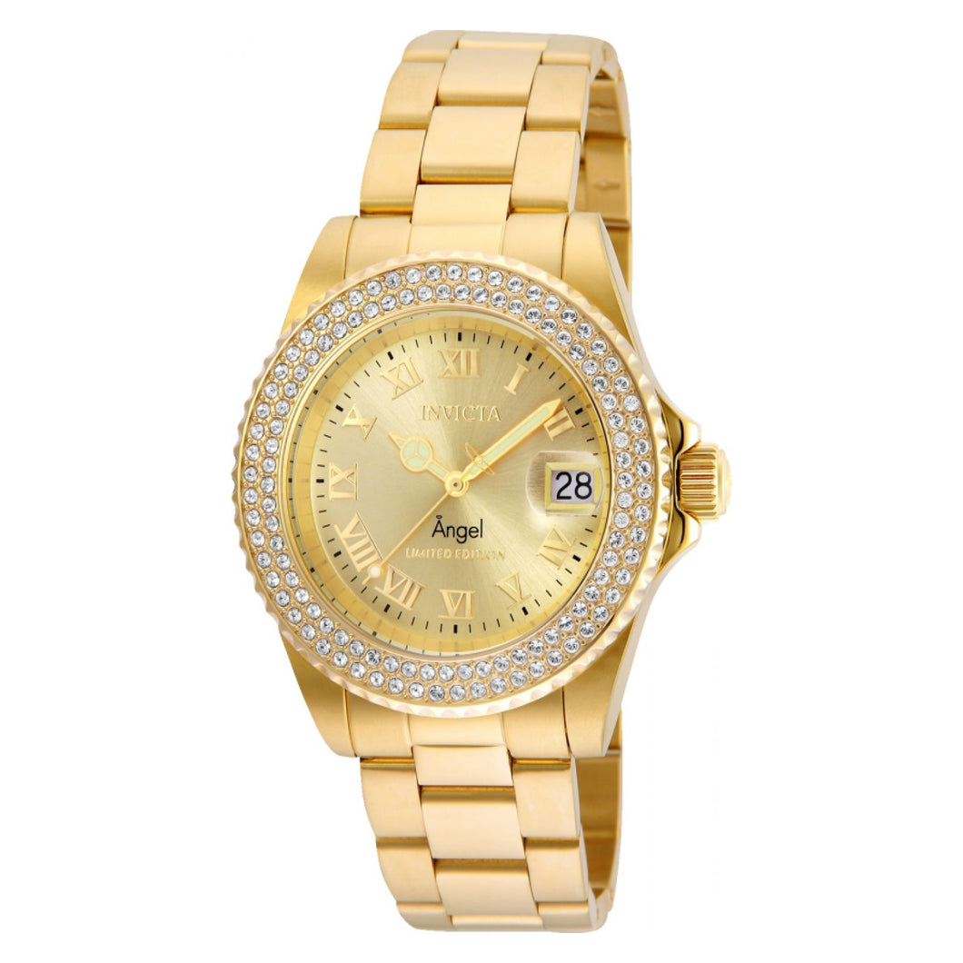 RELOJ  PARA MUJER INVICTA ANGEL 24614J - DORADO