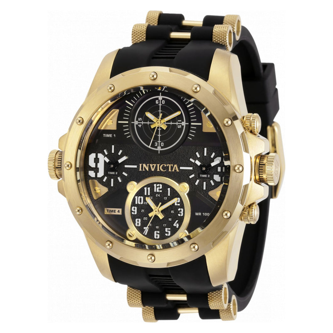 RELOJ  PARA HOMBRE INVICTA COALITION FORCES 31141J - DORADO, NEGRO