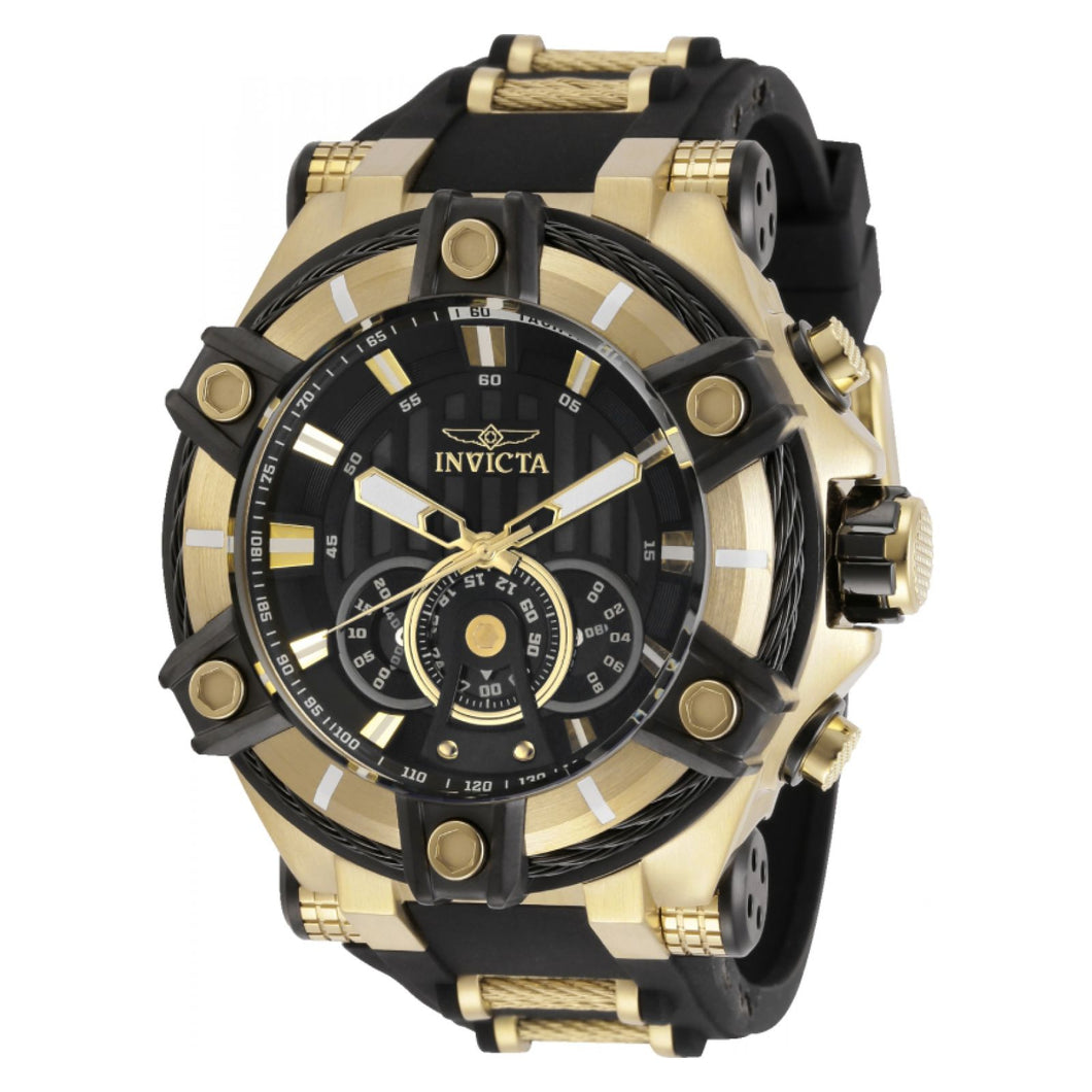 RELOJ  PARA HOMBRE INVICTA BOLT 30040J - DORADO, NEGRO