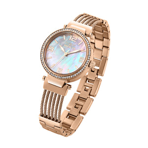 RELOJ  PARA MUJER INVICTA BOLT 29144J - ORO ROSA