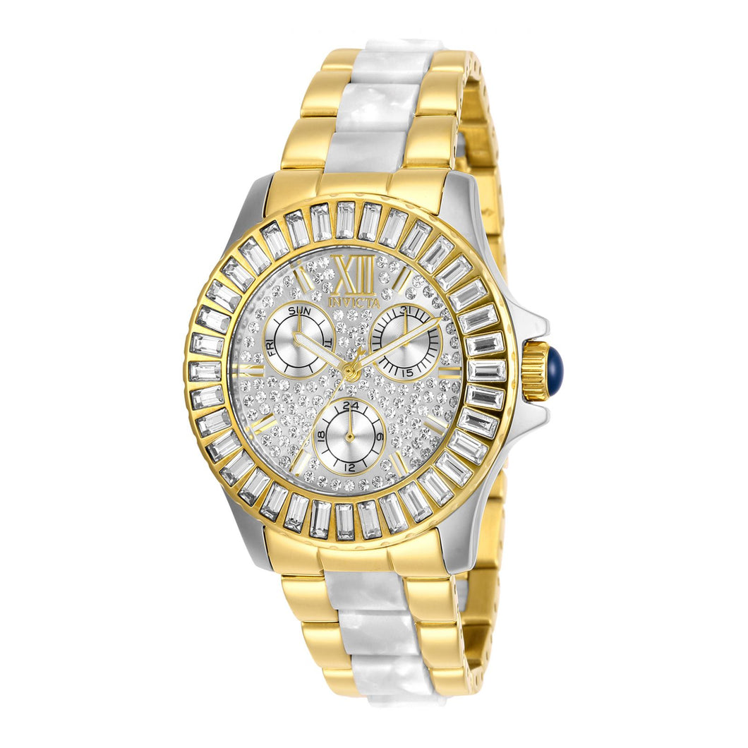 RELOJ  PARA MUJER INVICTA ANGEL 29105J - DORADO BLANCO