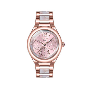 RELOJ  PARA MUJER INVICTA ANGEL 32080J - ORO ROSA, ROSA