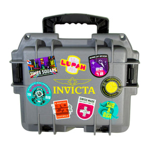 CAJA DE IMPACTO INVICTA DC3PATCH MULTICOLOR