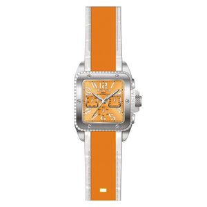 RELOJ CLÁSICO PARA MUJER INVICTA CUADRO 11576_OUT - BLANCO, NARANJA