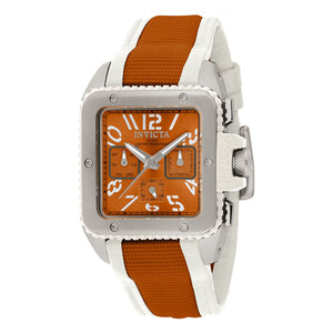 RELOJ CLÁSICO PARA MUJER INVICTA CUADRO 11576_OUT - BLANCO, NARANJA