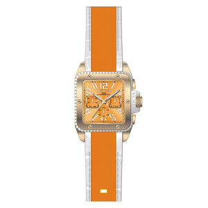 RELOJ CLÁSICO PARA MUJER INVICTA CUADRO 11582_OUT - BLANCO, NARANJA