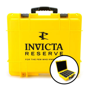 CAJA DE IMPACTO INVICTA PARA 15 RELOJES - AMARILLA