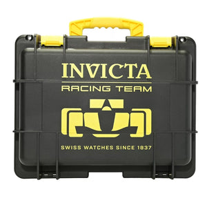 CAJA DE IMPACTO INVICTA RACING TEAM PARA 8 RELOJES - NEGRA