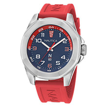 Cargar imagen en el visor de la galería, RELOJ DEPORTIVO PARA HOMBRE NAUTICA TORTUGA BAY NAPTBS207 - ROJO