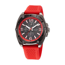 Cargar imagen en el visor de la galería, RELOJ DEPORTIVO PARA HOMBRE NAUTICA TIN CAN BAY NAPTCS223 - ROJO