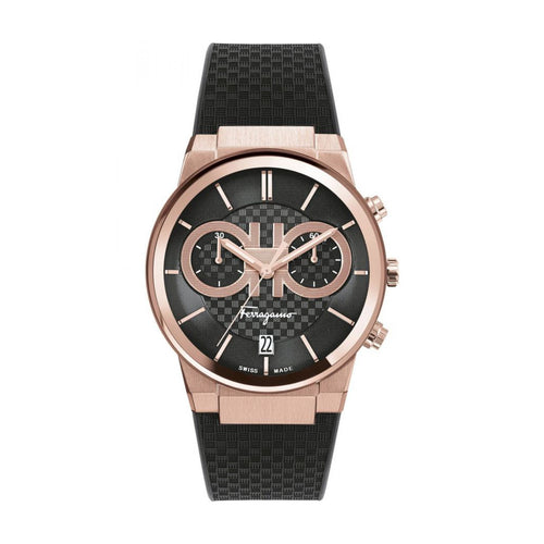 RELOJ DEPORTIVO PARA HOMBRE FERRAGAMO FERRAGAMO SAPPHIRE CHRONO SFME00721 - NEGRO