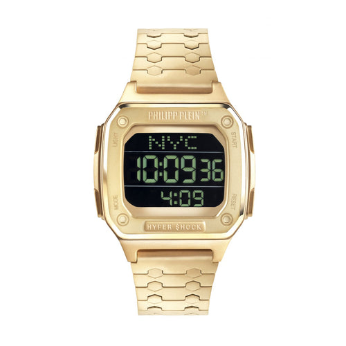 RELOJ  PARA UNISEXO PHILIPP PLEIN HYPER SHOCK PWHAA0621 - DORADO