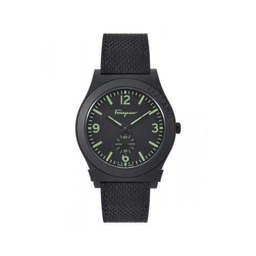 RELOJ CLÁSICO PARA HOMBRE FERRAGAMO GANCINI SFML00422 - NEGRO