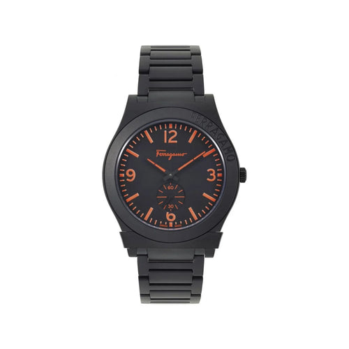 RELOJ CLÁSICO PARA HOMBRE FERRAGAMO GANCINI SFML00522 - NEGRO
