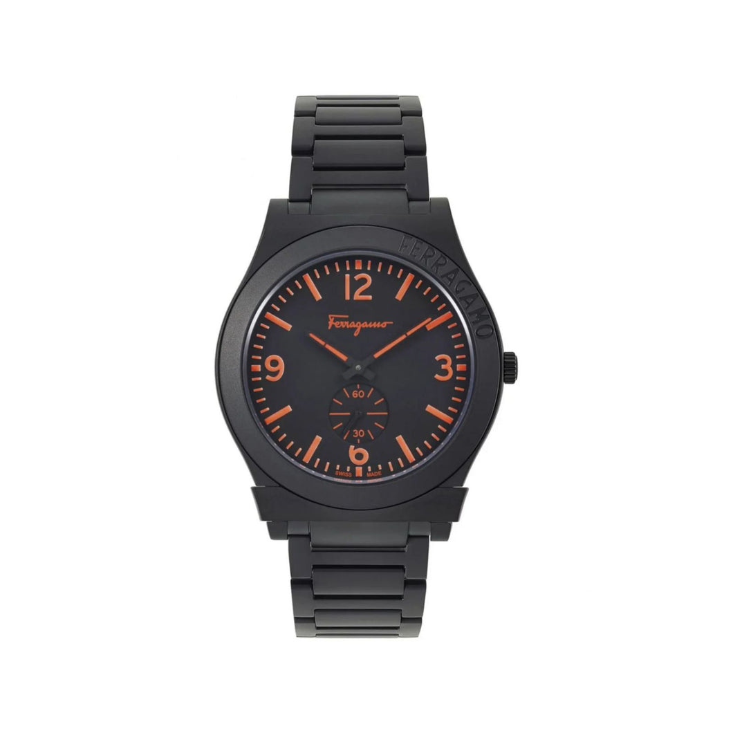 RELOJ CLÁSICO PARA HOMBRE FERRAGAMO GANCINI SFML00522 - NEGRO
