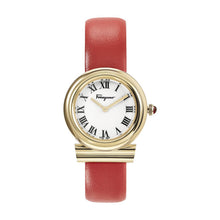 Cargar imagen en el visor de la galería, RELOJ CLÁSICO PARA MUJER FERRAGAMO GANCINI SFMV00222 - ROJO