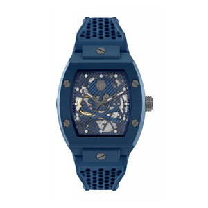 RELOJ DEPORTIVO PARA HOMBRE PHILIPP PLEIN THE SKELETON PWVBA0323 - AZUL